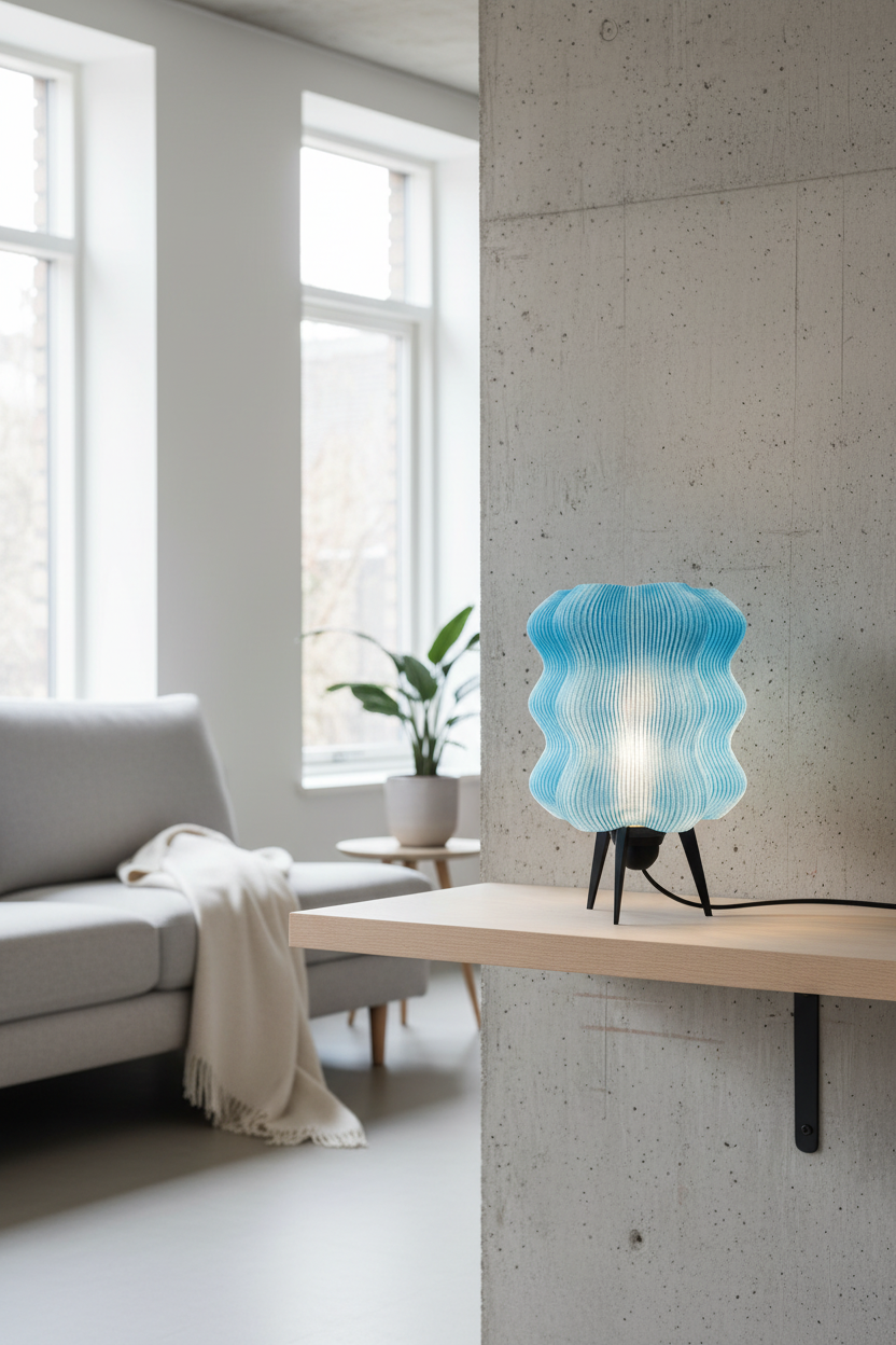 Flora Azul – Living Escandinavo