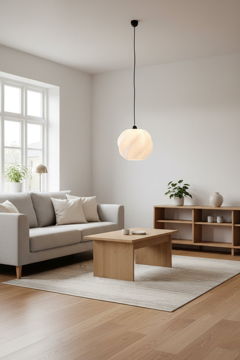 Lámpara living escandinavo