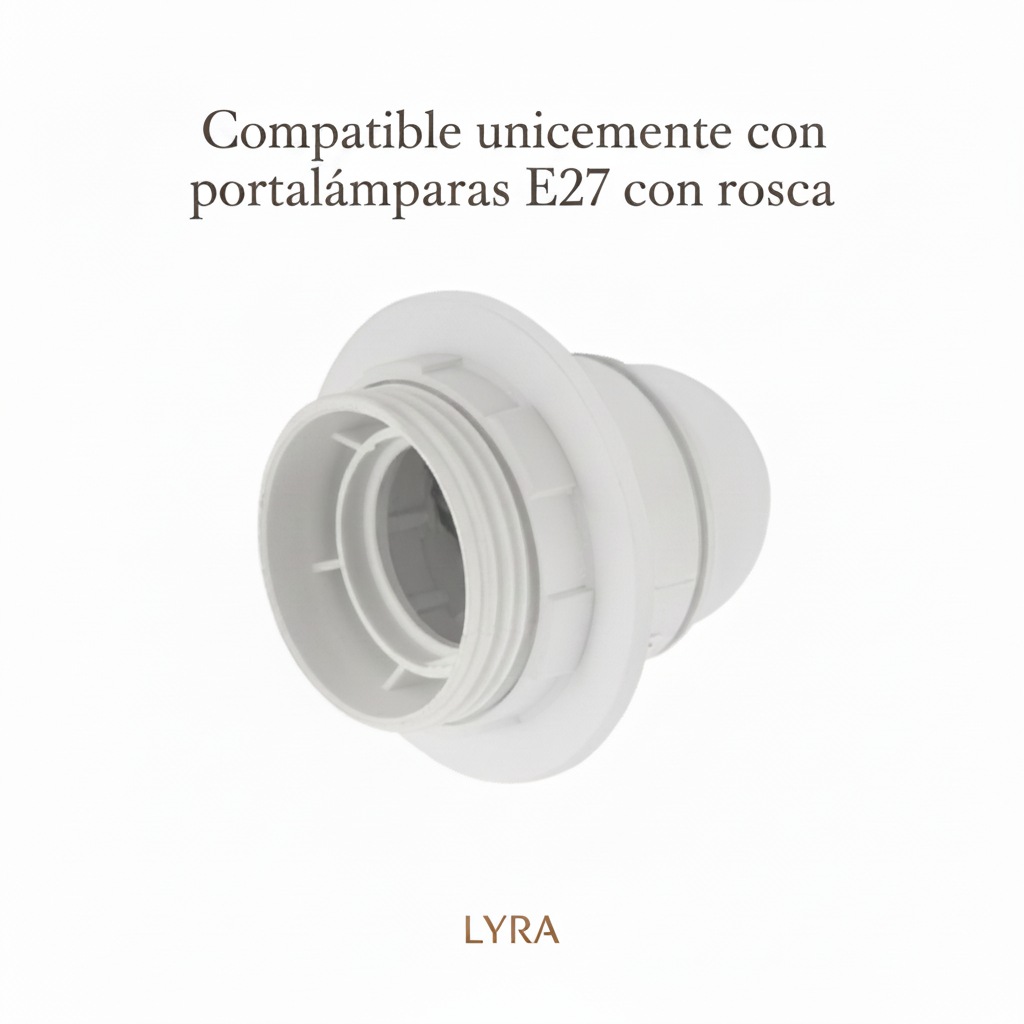 Portalámparas E27 corregido